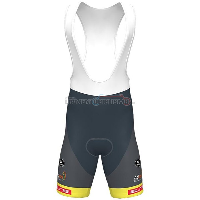 Abbigliamento Ciclismo Wallonie Bruxelles Manica Corta 2021 Giallo
